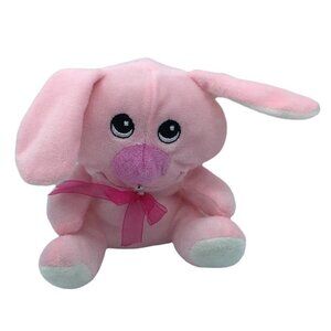Greenbrier Bunny Rabbit plush Pink Floppy Ears Stuffed Animal Toy Easter 5.5"